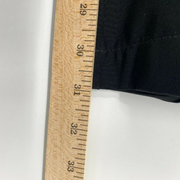 Patagonia Straight Leg Athletic Pants Size 12 Stretch Pull On Drawstring Black - Picture 10 of 10